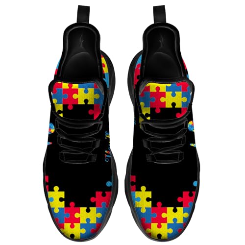 Men's Women's Autism Shoes Autism Awareness Sneakers Running Walking Tennis Shoes Gifts for Men Women3