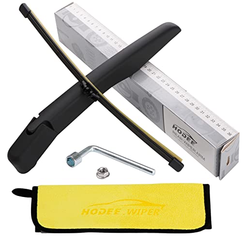 HODEE Rear Wiper Arm & Blade Kit, Exact-Fit Replacement for Ford EDGE 2015-2024, OEM-Style Fit, Easy Install in Minutes, Complete Hardware Included (Cap/Nut), Streak-Free Wipe