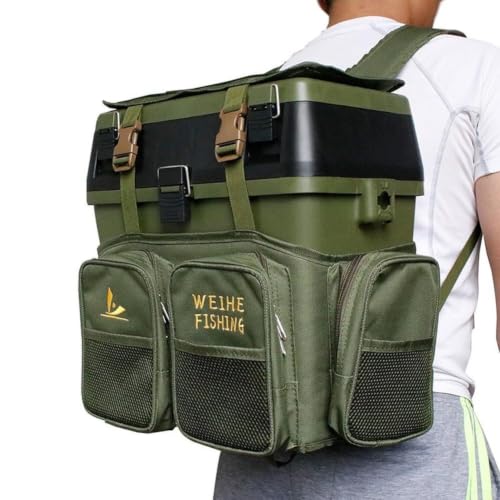 Nylon Fishing Tackle Backpack 36L Saltwater Resistant(B)