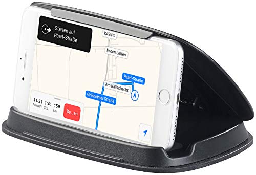 Navi-Halterung für Armaturenbrett von Lescars – Universal Mobilgeräte Halterung
