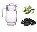 Produktbild MyHomeLux® Karaffe +"Wasserfiltermischung" Wassersteine Mischung für Wasseraufbereitung Schungit 200g. und Zeolith 200g.
