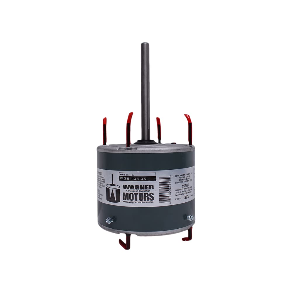 Diversitech WG840729 Motor, (Cf) 1/3Hp, 208-230V,
