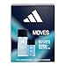 Adidas Moves for Him Giftset,1 fl oz EDT + 2.5 fl oz Body Fragrance, Notes of Green Apple, Cedarwood, Musk, Men's Fragrance, Long Lasting, Sporty Fragrance, Travel Size