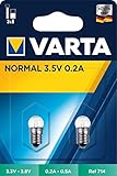 mAh: 20 mAh Varta 714 Glühlampe Schraubsockel 3,5V 0,2A 2er Pack