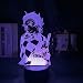 Produktbild Kimetsu No Yaiba Tanjiro Kamado Figur Dämonentöter 3D LED Nachtlicht USB Tischlampe Kinder Geburtstagsgeschenk Nachtdekoration am Bett