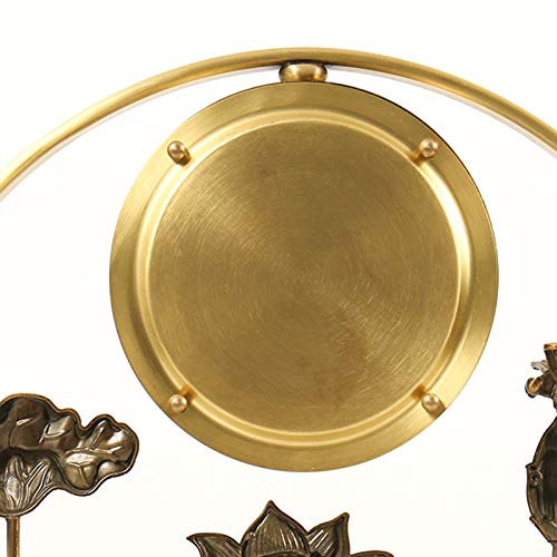 relógio Relógio de mesa de latão clássico, relógio de mesa para decoração de sala de estar, relógio