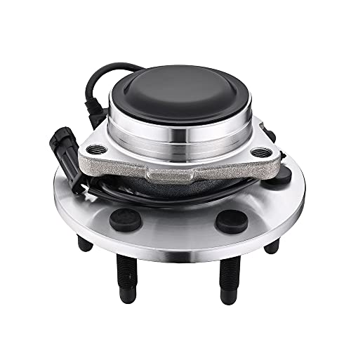 2WD Wheel Bearing Hub Front Wheel Hub and Bearing Assembly Fit for Chevy Tahoe Silverado 1500 Suburban Avalanche Express, for GMC Yukon XL 1500 Sierra Savana, for Cadillac Escalade 6 Lug w/ABS 515054 by JLEO - Used condition - US$44.72