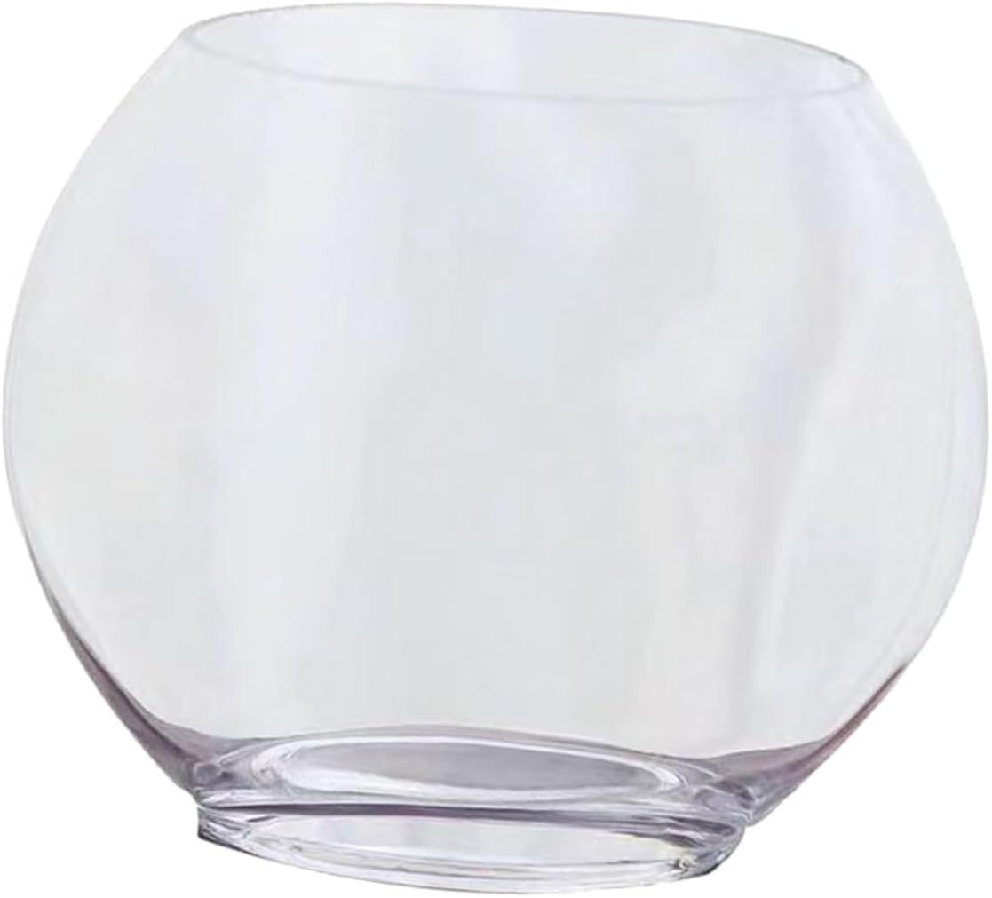 Generic Transparent Glass Aquarium Tank Multi Function Decorative Betta Fish Bowl Micro Landscape DIY Bottle Desktop Home Office Terrarium Decor Gift