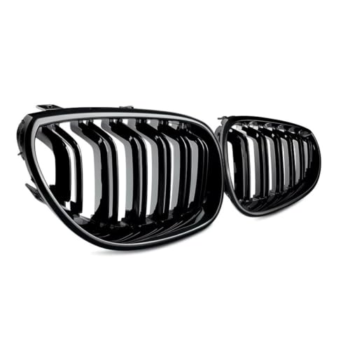 Rejilla de riñón de doble listón para parachoques de BMW E60 y E61 (2003-2010) 2