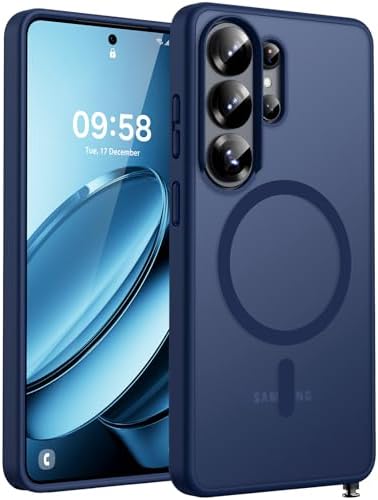TOCOL Hülle für Samsung Galaxy S26 Ultra, Kompatibel mit MagSafe, Blau | Eingebauter Magnetring, Vollständiger Kameraschutz, Militärschutz Stoßfest Kratzfest Haltbarkeit, Durchsche