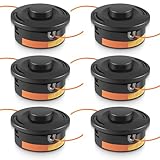 Yoursme 6 Packs 25-2 Trimmer Head for Stihl FS90 FS90R FS55 FS56 FS56RC FS70 FS80 FS110 FS130 FS88 FS100 FS100R FS106 FS108 Weed Eater Head, Replaces 4002 710 2108, 4002 710 2191