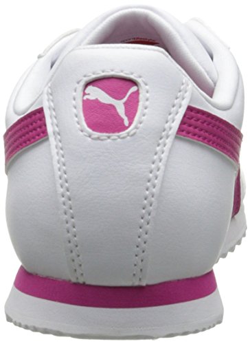 PUMA Roma Basic Kids Sneaker (Toddler/Little Kid/Big Kid) , White/Fuchsia Purple, 9.5 M US Toddler3