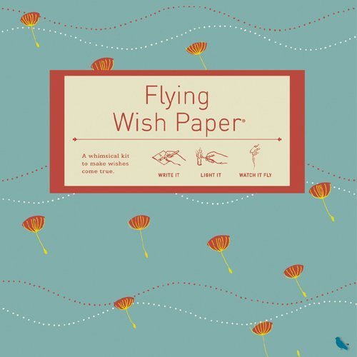Flying Wish Paper Wishing Kit - Write It, Light It And Watch It Fly - Large Kits (Puffs) #TOP5