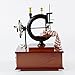 Saim Sewing Machine Music Box Table Decor Mechanical Christmas Birthday Gift