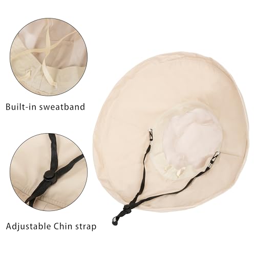 Sombrero de sol para mujer con ala ancha para verano miniatura 2