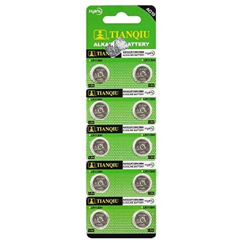 Tianqiu 10PCS Ag10 Lr1130 389 Sr1130Sw Alkaline Battery Cover