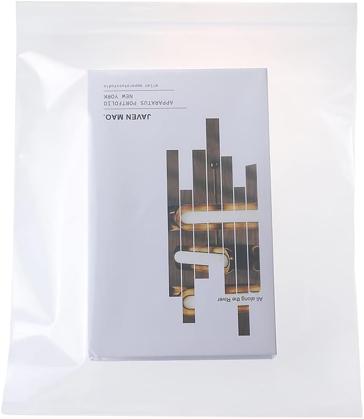 20 PCS 13" x 15" Thick 5 Mil Large Clear Zip Poly Bags Plastic Reclosable Zip Seal Lock Bags Heavy-Duty 2 Gallon Clothing T-Shirts Shoes Toys Zipper Bag