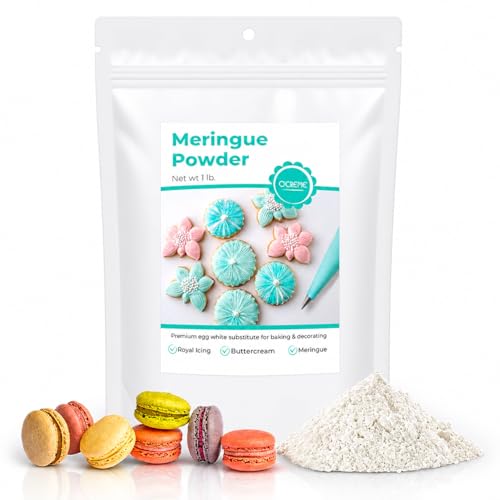 O’creme Meringue Powder Cake Decorating Supplies – 1Lb Bag Egg White Substitute Meringue Powder For Royal Icing, Buttercream – Gluten Free Buttercream Frosting Mix