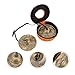 BESPORTBLE Handmade Brass Meditation Cymbal Bell Copper Chime for Yoga and Meditation with Storage Bag Percussion Instrument for Mindfulness Practice