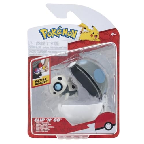 Pokémon Clip 'N' Go (Aron with Heavy Ball) W20, Figuras