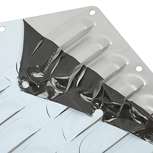 Ecotric Aluminum Louver Hood Vent Compatible With 1984-2001 Jeep Xj Cherokee/ 1986-1992 Jeep Comanche Cooling Panels Pair Kit Bolt On #TOP4