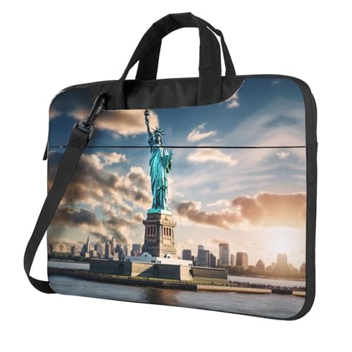 Statue Of Liberty In Nyc Print 13 14 15.6 Inch Laptop