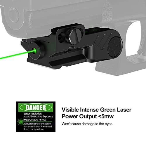 Feyachi Pl-22 Laser Sight Rechargeable Green Dot Lazer Sight For Picatinny Rail Handgun Pistol Tactical Airsoft Gun Rifle, Usb Magnetic Charging #TOP3