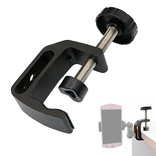 WEIWUXIAN Caméra Pince, Support Fixation Super Clamp Pince, Clamp pour Cameras, Pince de Fixation Robuste en C pour Cameras, Lumières, Parapluies, Barres Transversales, Accessoires Photo (Petit)
