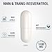 NMN 500mg + Trans-Resveratrol Supplement 1100mg, nmn resveratrol Supplements 1000mg for Powerful Antioxidant & Anti-Aging Supplement, Cell Repair, Boost Energy, Boost NAD+, Immune Health, 60 Capsules