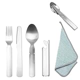 couvert allemand ww1 Facile à transporter et à ranger : grâce au système d'emboîtement intelligent, la vaisselle peut être empilée et rangée pour économiser de l'espace ; grâce à sa taille compacte, elle se glisse facilement dans divers sacs à dos, poches de pantalon ou bagages à main, ce qui la rend facile à transporter, que vous soyez en randonnée ou en voyage seulement une courte distance