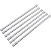 Filteer Tension Rods 28 to 48 Inches 6 Pack，Tension Curtain Rod,Spring Curtain Rods Window Rods Kitchen Window Bathroom White Thin Tension Rod
