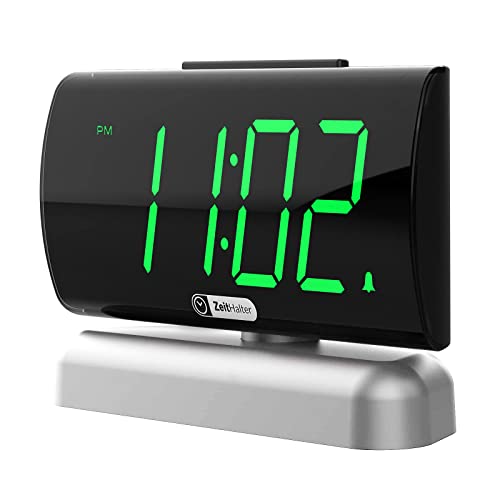 Alarm Clock Big Digits Wiht Swivel Base,2 Levels Alarm Sound,2-Level Brightness Digital Clock For Bedrooms,Easy To Read, Bedside Alarm Clock,12H Format, 9 Min Snooze,Outlet Powered, Battery Backup #TOP8