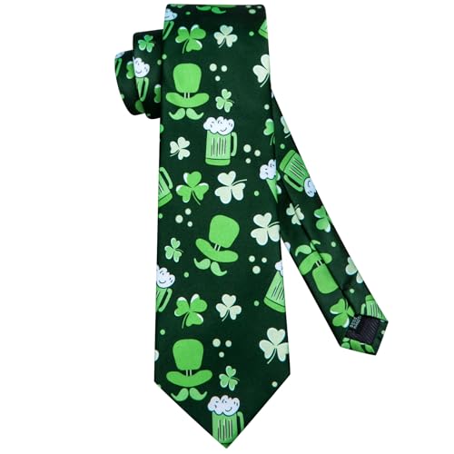 Image of Hi-Tie Men's Tie Sets Silk Paisley Striped Necktie Pocket Square Cuff-links Sets Wedding Business Holiday