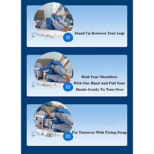 Yzryxhwl Bedridden Patient Turning Device-Multifunctional Turning Pillow Pu Leather Anti-Bedsore Waterproof Paralyzed Bed Shift Nursing Products Helping The Elderly Turn Over Pillow #TOP5