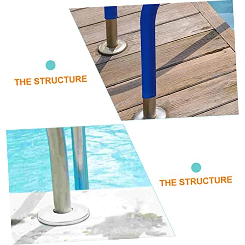 Cubiertas decorativas para barandilla de escalera de piscina de acero inoxidable HANABASS miniatura 4