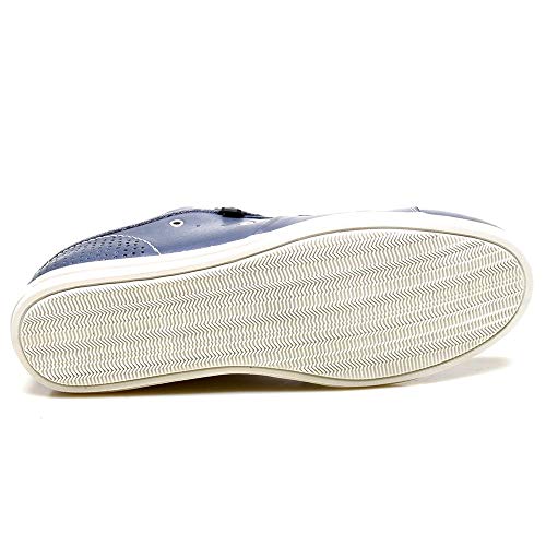 Sapatenis Masculino em Couro com Detalhes Calvest 2510C279-Royal-43 LC