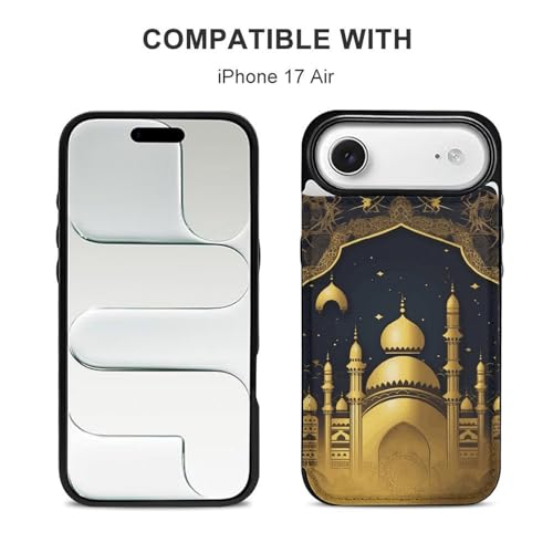 Étui iPhone 17 mosquée dorée cadeau parfait pour les fêtes de l'Aïd - 5