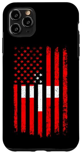 iPhone 11 Pro Max Swiss American Flag Swiss Roots Swiss Confederation Case