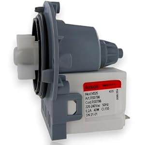 DL-pro Ablaufpumpe Magnettechnikpumpe 40W Askoll mit Schraubenbefestigung universal für Waschmaschine