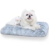 Vonabem Small Dog Bed Crate Pad, Washable Dog Crate Beds for Extra Small Dogs Cats，Puppy Bed Pillow
