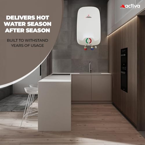 Image of ACTIVA Inferno 3L Instant Water Heater for Home | Automatic Electric Water Geyser | BEE 5-Star Rated | ISI Marked | Energy Efficient | 5 Safety Protections | 5-Year Warranty