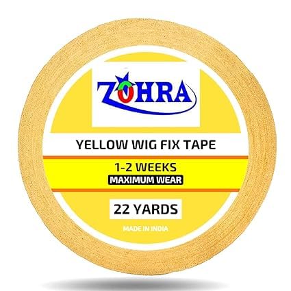 ZOHRA™ Cotton Double Sided Waterproof Tape for Men and Women Wig Patch Adhesive Glue (1INCH * 18 METER)