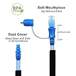 Insulated Hydration Backpack Pack with 3L BPA Free Leak Proof Water Bladder, Large Storage Lightweight Hiking Daypack with Waist Pouches & Cooler Layer, for Running, Biking, Camping, Festival - Image 5