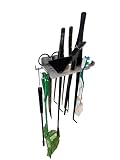 Pesca Innovations Aquarium Tool Holder & Organizer – Wall Mount, Holds 13 Tools, PETG, Aquascaping Accessories, Fish Tank Supplies, Made in USA