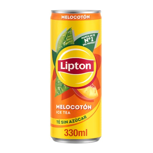 Miniatura 2 de Lipton Té Helado Con Sabor A Melocotón, Cero Azúcar Y Bajo En Calorías, Pack De 24 Latas De 330 Ml, 7.92 Litros En Total