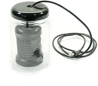 HEALTH AND MED.COM Ionic Foot Detox Array Cleaning & Soaking Jar – PET Container with Cord Lid – For Ionic Foot Bath Detox Machine Arrays