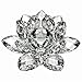 Amlong Crystal Crystal Lotus Flower With Gift Box, 5-Inch, Clear