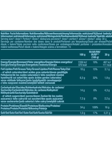 BioTechUSA Hot Chocolate, Gearomatiseerd drankpoeder met wei-eiwit, melkeiwit en zoetstoffen, 450 g, Chocolade - Afbeelding 3