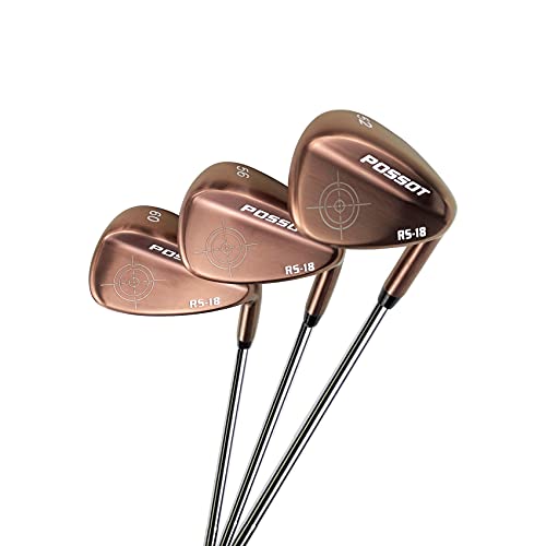 POSSOT 3-Piece Golf Wedge Set