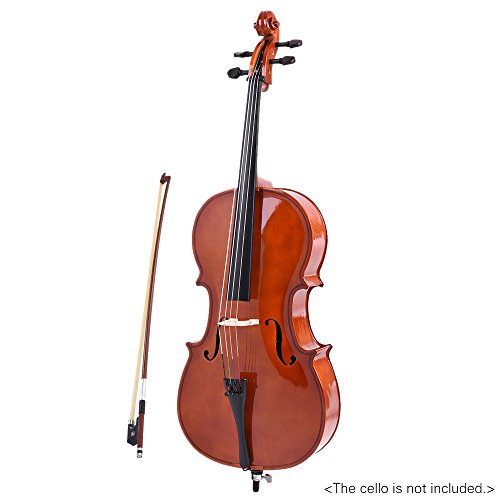 Tomshin Bem equilibrado Octagonal Pau Brasil 4/4 Violoncelo Arco Pêlo de Cavalo Red Stick Ebony Frog